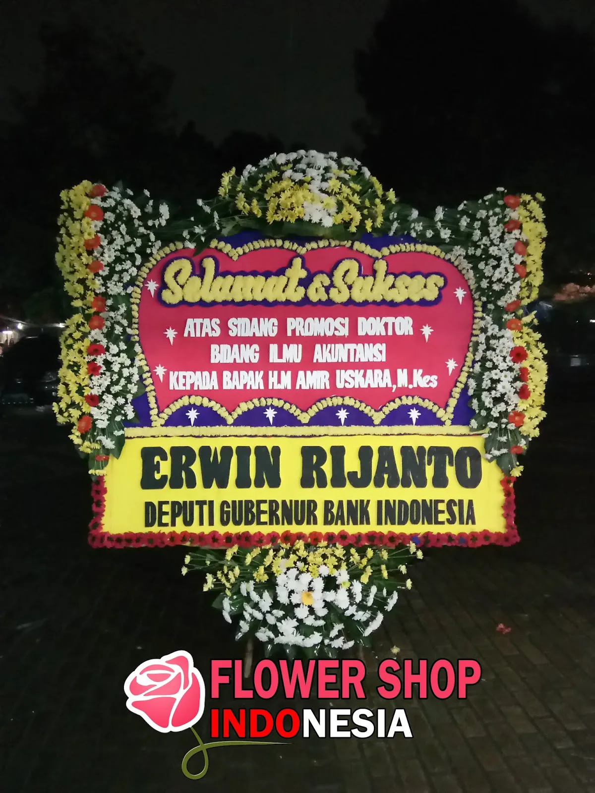 Bunga Papan Selamat dan Sukses